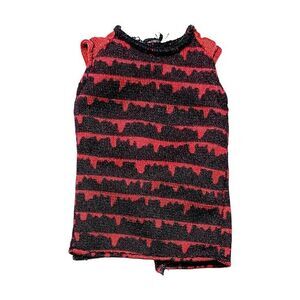 Monster High Create-A-Monster Doll Vampire Boy Outfit  Black & Red Shirt